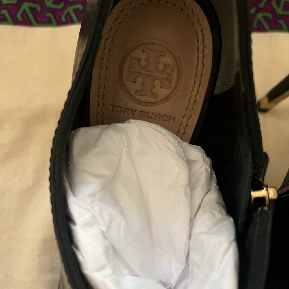 Like New Tory Burch Greenwich 85mm heel booties 7.5 - Picture 11 of 14